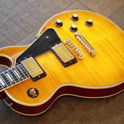 2003 Gibson Custom Shop '68 Les Paul Custom Reissue Amber Honey Burst image 4