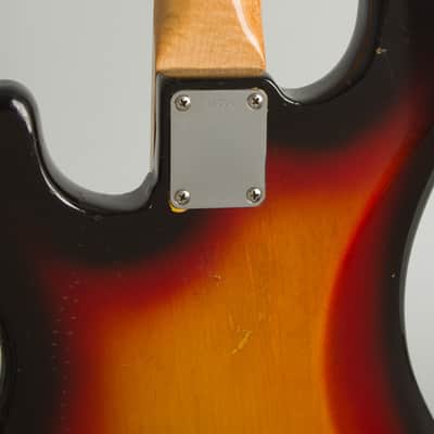 Fender Precision Bass Solid Body Electric Bass Guitar (1963), ser. #92338, black tolex hard shell case. image 16