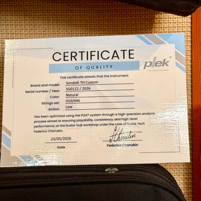 Sondelli Guitars TH CUSTOM Wenge & Kiri Thinline  Exclusive for Al’s Music Factory (Weight 2’7 Kg) 2026 image 25