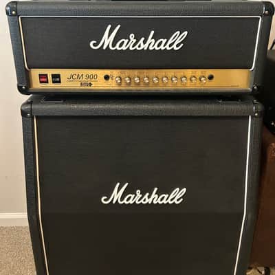 Marshall JCM 900 Model 4100 Hi Gain Dual Reverb 2-Channel 100-Watt Guitar Amp Head 1990 - 1999 - Black image 1