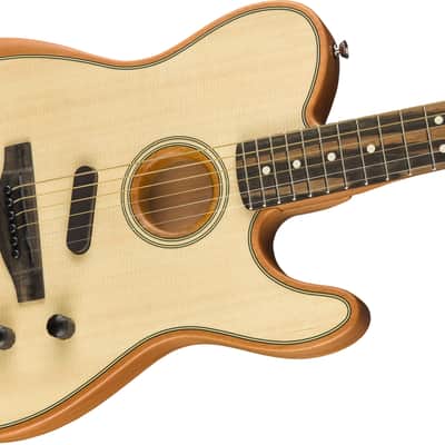 Fender American Acoustasonic Telecaster Ebony Fingerboard - Natural image 4