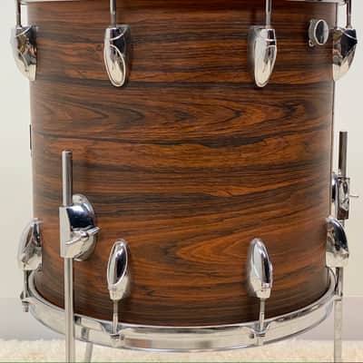 Yamaha 20/12/14/5.5x14". 1970s Vintage Drum Set - Walnut veneer. Birch shells. Ultra rare. image 11