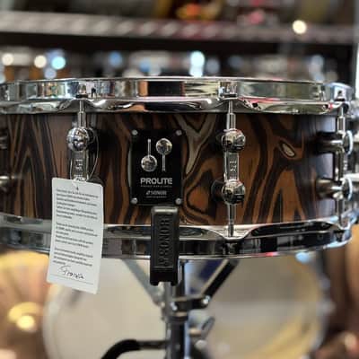 Sonor 14X5 Prolite Elder Satin Tree Snare Drum image 1