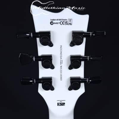 ESP - LTD - Eclipse EC-256 - 6-String Electric Guitar - Snow White w/Mods USED image 8
