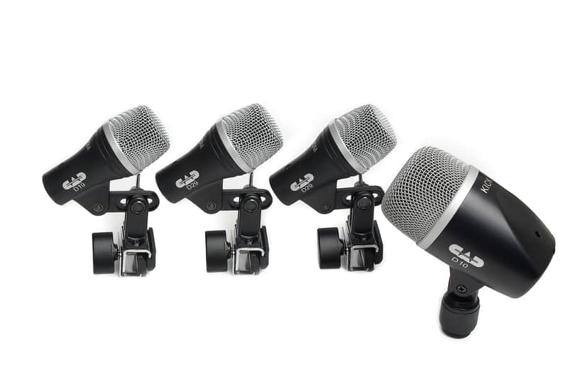 CAD Audio Stage4 4-Piece Drum Microphone Pack w/ Kick, Snare & 2 Tom Mics image 1