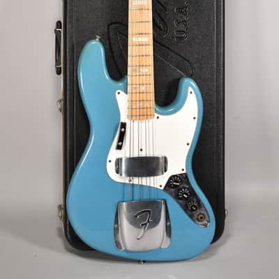 1978 Fender Jazz Bass Maui Blue International Series Vintage Bass Guitar w/OHSC image 1
