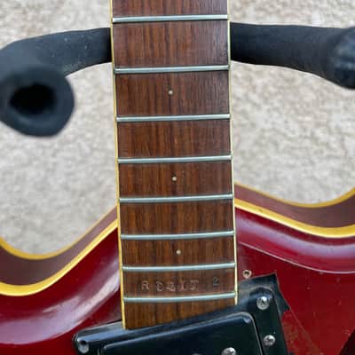 Mosrite Combo Bass 60s - Red image 10