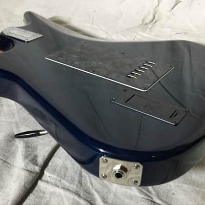 Music Man Albert lee Trans blue roasted Maple Neck Upgrade image 14
