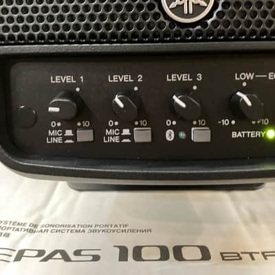 Yamaha STAGEPAS 100BTR 100W Battery-Powered Portable PA System w/ Bluetooth image 3