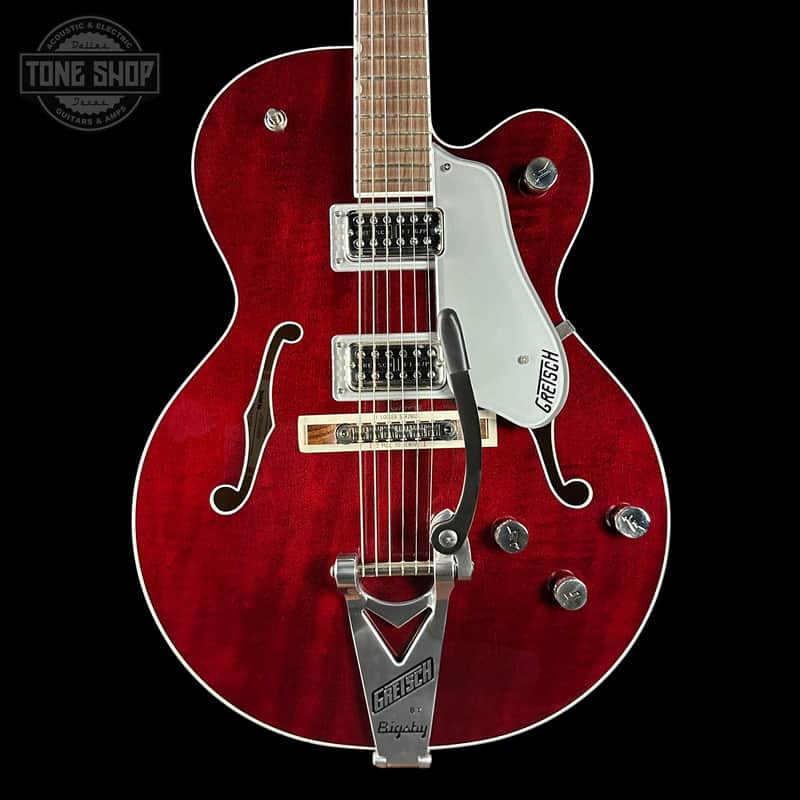 Mint Gretsch G6119T Pro Players Edition Tennessee Rose Dark Cherry Stain w/case image 1
