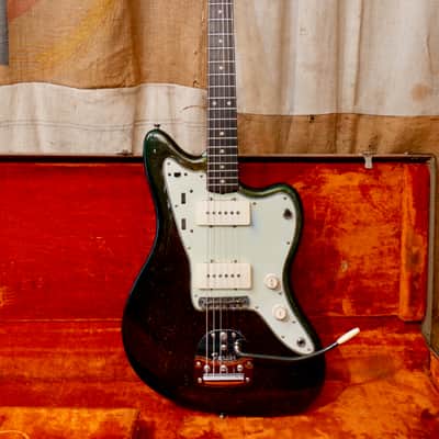 Fender Jazzmaster 1962 - Green Sparkle - Refin image 7