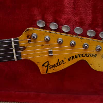 American Fender Stratocaster Heavy Relic Nitro Sunburst HSS CS Texas Specials image 23