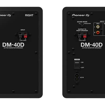 Pioneer DM-40 4" Compact Desktop Monitors (Pair) image 3