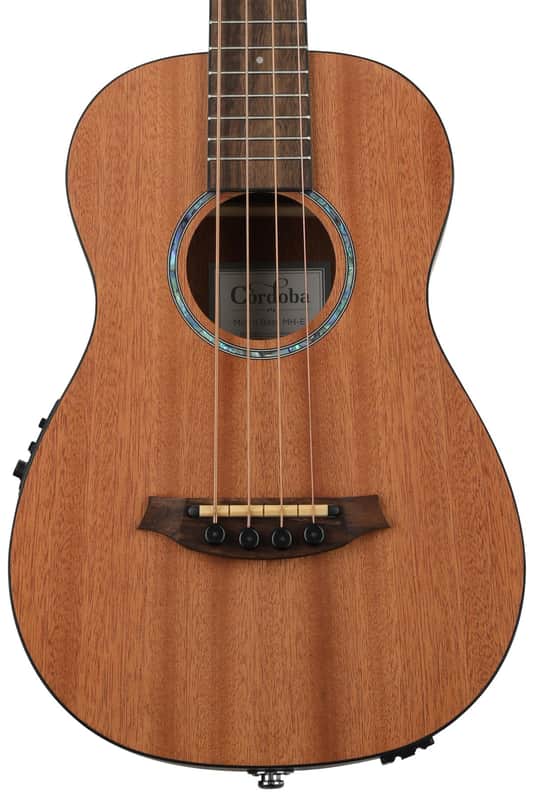 Cordoba Mini II Bass MH-E Acoustic-electric Bass Guitar - Mahogany image 1