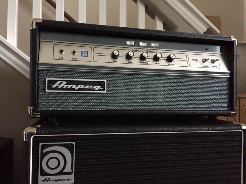 Ampeg V-4B 100-Watt Tube Bass Amp Head Reissue image 2