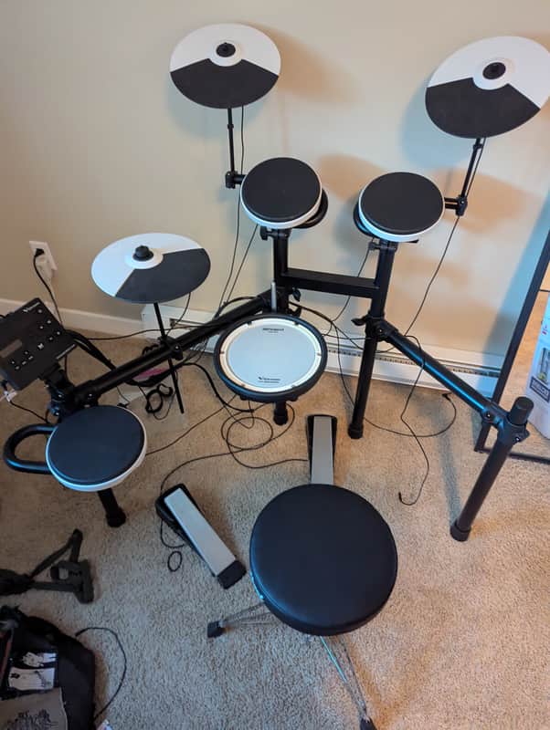 Roland TD-02KV V-Drum Kit 2023 - Present - Black image 1
