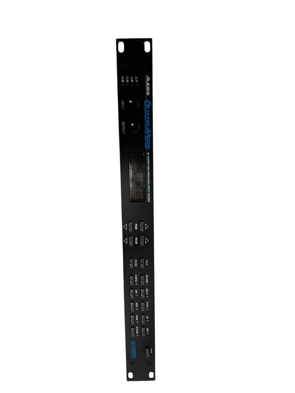 Alesis QuadraVerb 20k Bandwidth Simultaneous Digital Effects Processor 1990s - Black image 1