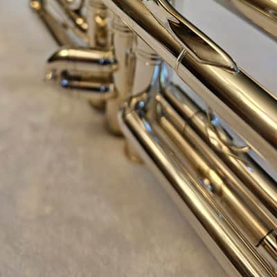 1978 Bach Stradivarius Model 37 Bb Trumpet – Silver Plated image 2