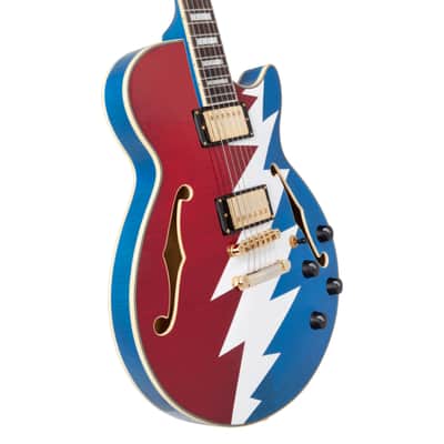 D'Angelico Limited Edition Premier Grateful Dead DC Semi-Hollow Electric Guitar image 5