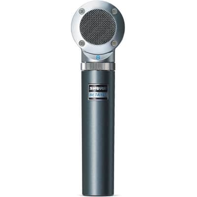 Shure BETA 181/BI Figure 8 Compact Side-Address Instrument Microphone image 1