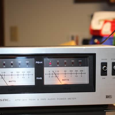 Restored Realistic APM-200 Peak & RMS Power Meter (4) image 8