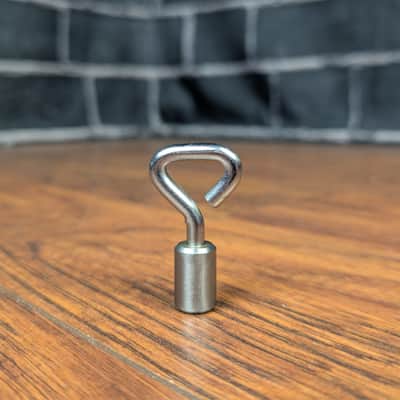 Slingerland 60’s Vintage Hi‑Hat Stand Leather Clutch Hook – Authentic Mid‑Century Drum Hardware image 1