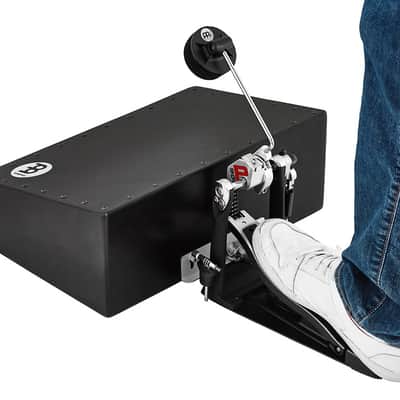 Meinl Percussion BASSBOX Acoustic Stomp Box with L-Shaped Beater, Black (VIDEO) image 2
