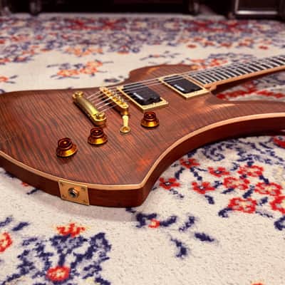 2010 B.C. Rich Mockingbird Archtop - Antique Violin Satin - Limited Run image 13