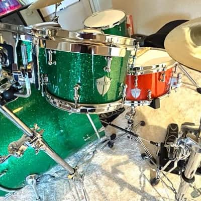 Truth Custom Drums 6 pc Green Sparkle image 10