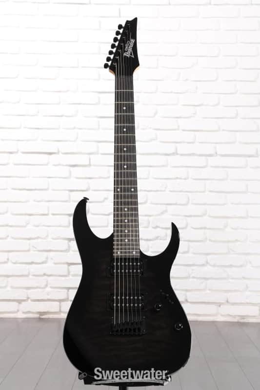 Ibanez Gio GRG7221QA Electric Guitar - Transparent Black Sunburst (GRG7221QATKSd1) image 1