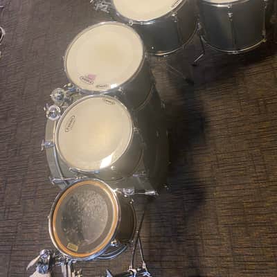 Yamaha 80's Recording Custom Birch 6 Piece Shell Pack- Quartz Grey image 4