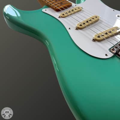 Fender Vintera '50s Stratocaster Sea Foam Green - Fender Gig Bag - Very Good+ Condition image 4