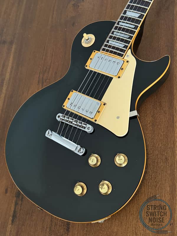 Greco Les Paul Guitar, Ebony (Black), MIJ, 1978 Vintage, EG500 - Very Good