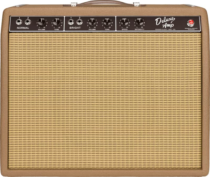 New 2026 Fender '62 Deluxe 1x12", 20-watt Combo Amplifier - Brown and Wheat with Cover and Footswitch image 1