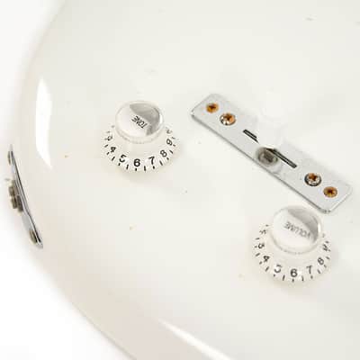 Phantom Guitar Works Brian Jones Teardrop Solid Body White 2000s owned by Mike Wanchic image 7