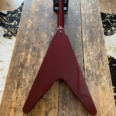 Gibson 1992 Yamano Order Flying V Cherry Fully Original with OHSC and All Docs image 21