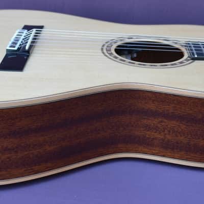 Bedell Performance Series OHN-18E-G Ac/El Nylon Parlor Guitar-GigBag- Rare Model image 6