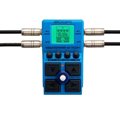 Zoom MS-70CDR+ MultiStomp Guitar Effects Pedal for Guitarists & Keyboardists with 140+ Chorus, Delay & Reverb Effects, Stereo I/O, Effect Chaining, Built-In Tuner, Battery Powered image 4