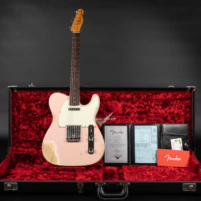 2021 Fender Custom Shop ‘67 Telecaster Heavy Relic - Shell Pink | USA Vintage 1967 CBS Ära Reissue Esche Korpus 3,23kg | CoA OHSC Bild 1