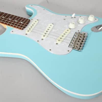 2018 Fender Made In Japan Limited Edition FSR Hybrid II Aerodyne Stratocaster Daphne Blue w/HSC image 7