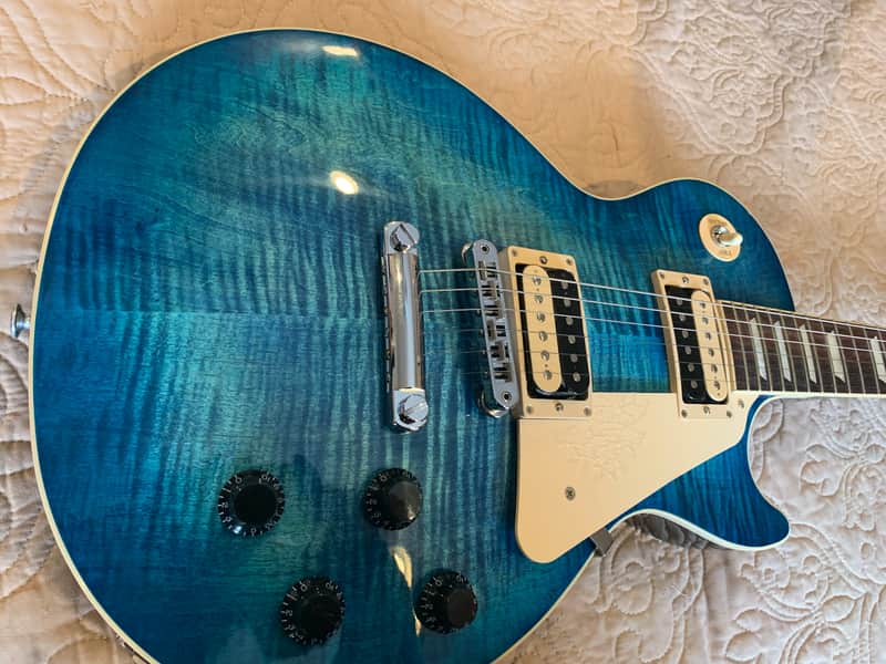Gibson Les Paul 2025 - AAA Flame Top Ocean Water Perimeter image 1