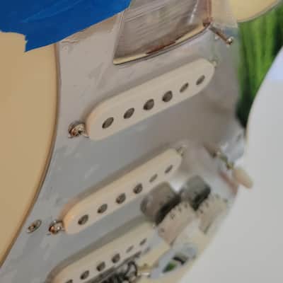 Fender slim USA hardtail Nile Rodgers Hitmaker Stratocaster Loaded Body Olympic white image 11