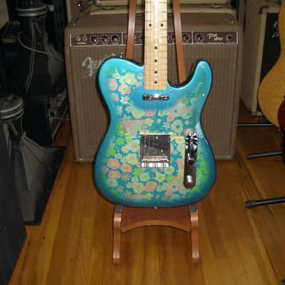 Fender Telecaster 1999 - Blue Floral (Crafted in Japan) image 2