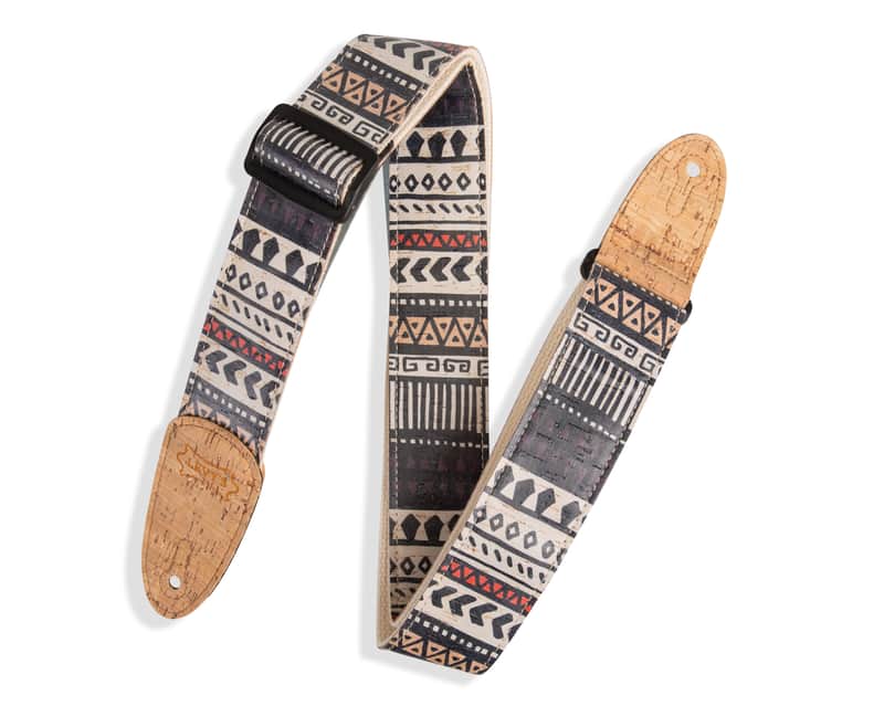 Levy’s 2" Cork Guitar Strap With Zanzibar Print image 1