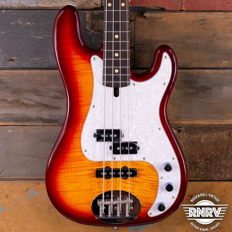 Lakland Skyline 44-64 Deluxe PJ Bass Guitar - Honeyburst B-Stock image 1