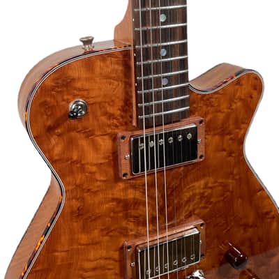 Grez Mendocino Custom, Burl Redwood Top, Ziricote Board, Lollar Imperial's NEW (Authorized Dealer) image 5