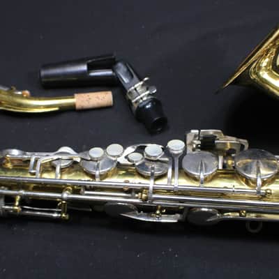King Model 615 Tenor Saxophone in it's Original Case with Extras Complete & Nice 7 S image 5