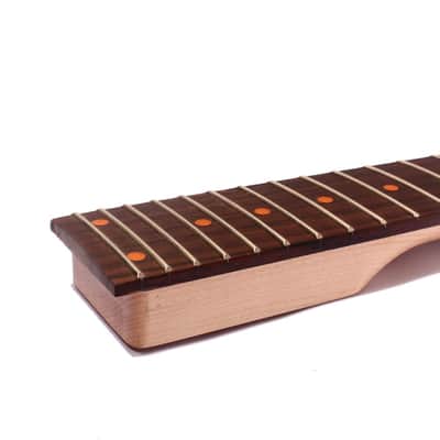 24 Fret Maple Neck For Electric Guitar Rosewood Fretboard Red image 4