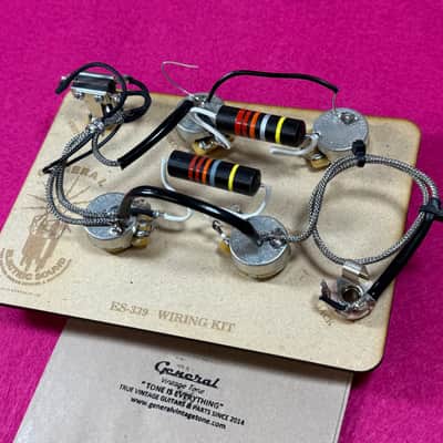 General Vintage Tone Prewired 50s Style Wiring Harness for ES-339® – ES-335®  Fits Gibson® & Epiphone® | Bumblebee Capacitors"