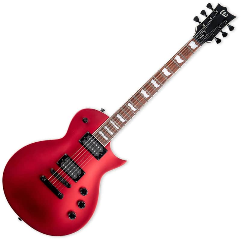 ESP LTD EC-256 Guitar Candy Apple Red Satin B-Stock image 1